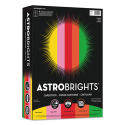 Astrobrights Color Cardstock - inVintage in Assortment, 65lb, 8.5 x 11, Assorted, 250/Pack