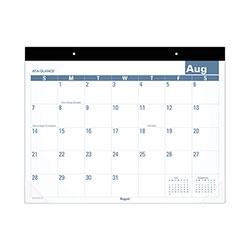 At-A-Glance Academic Large Print Desk Pad, 21.75 x 17, White/Blue Sheets, 12 Month (July to June): 2023 to 2024