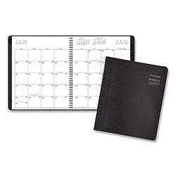 At-A-Glance Contemporary Monthly Planner, Premium Paper, 11 x 9, Graphite Cover, 12-Month (Jan to Dec): 2024