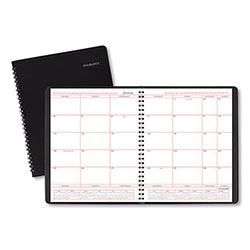 At-A-Glance Monthly Planner in Business Week Format, 10 x 8, Black Cover, 12-Month (Jan to Dec): 2024