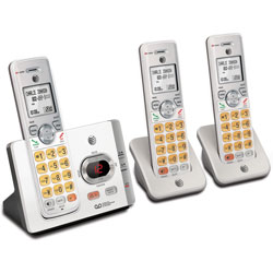 AT&T Cordless Phone, w/3 Handsets, 6-4/5 inx3-2/5 inx5-3/5 in, White