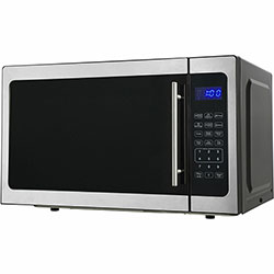 Avanti Products Microwave Oven, 1.5 ft³ Capacity, Microwave, 10 Power Levels, 1000 W Microwave Power, FuseStainless Steel, Silver