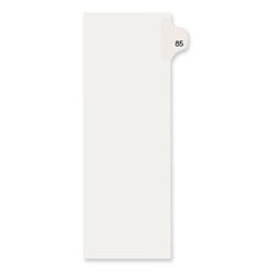 Avery Allstate Legal #85 Side Tab Dividers, White