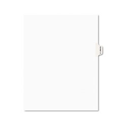 Avery Avery-Style Preprinted Legal Side Tab Divider, Exhibit D, Letter, White, 25/Pack