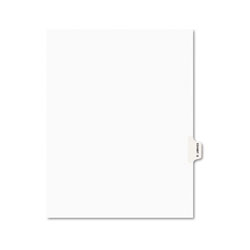 Avery Avery-Style Preprinted Legal Side Tab Divider, Exhibit G, Letter, White, 25/Pack