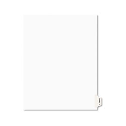 Avery Avery-Style Preprinted Legal Side Tab Divider, Exhibit J, Letter, White, 25/Pack