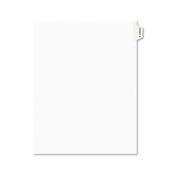 Avery Avery-Style Preprinted Legal Side Tab Divider, Exhibit K, Letter, White, 25/Pack