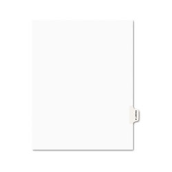 Avery Avery-Style Preprinted Legal Side Tab Divider, Exhibit R, Letter, White, 25/Pack