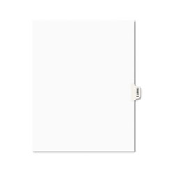 Avery Avery-Style Preprinted Legal Side Tab Divider, Exhibit Z, Letter, White, 25/Pack