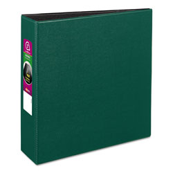 Avery Durable Non-View Binder with DuraHinge and Slant Rings, 3 Rings, 3 in Capacity, 11 x 8.5, Green