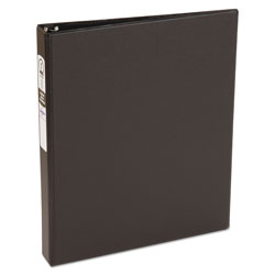 Avery Economy Non-View Binder with Round Rings, 3 Rings, 1" Capacity, 11 x 8.5, Black (AVE03301)