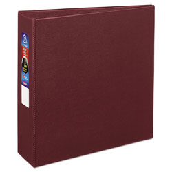 Avery Heavy-Duty Non-View Binder with DuraHinge and Locking One Touch EZD Rings, 3 Rings, 3 in Capacity, 11 x 8.5, Maroon