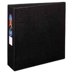 Avery Heavy-Duty Non-View Binder with DuraHinge and Locking One Touch EZD Rings, 3 Rings, 3 in Capacity, 11 x 8.5, Black