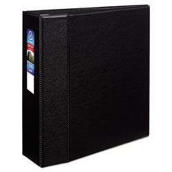 Avery Heavy-Duty Non-View Binder with DuraHinge and Locking One Touch EZD Rings, 3 Rings, 4 in Capacity, 11 x 8.5, Black