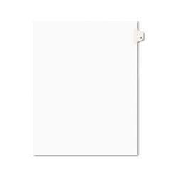 Avery Preprinted Legal Exhibit Side Tab Index Dividers, Avery Style, 10-Tab, 52, 11 x 8.5, White, 25/Pack