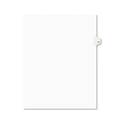 Avery Preprinted Legal Exhibit Side Tab Index Dividers, Avery Style, 10-Tab, 57, 11 x 8.5, White, 25/Pack