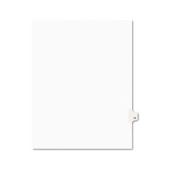 Avery Preprinted Legal Exhibit Side Tab Index Dividers, Avery Style, 10-Tab, 70, 11 x 8.5, White, 25/Pack