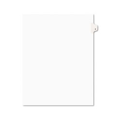 Avery Preprinted Legal Exhibit Side Tab Index Dividers, Avery Style, 10-Tab, 3, 11 x 8.5, White, 25/Pack