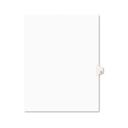 Avery Preprinted Legal Exhibit Side Tab Index Dividers, Avery Style, 10-Tab, 15, 11 x 8.5, White, 25/Pack