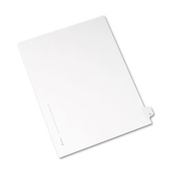 Avery Preprinted Legal Exhibit Side Tab Index Dividers, Allstate Style, 26-Tab, B, 11 x 8.5, White, 25/Pack