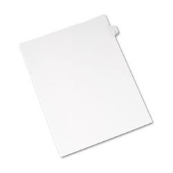 Avery Preprinted Legal Exhibit Side Tab Index Dividers, Allstate Style, 26-Tab, D, 11 x 8.5, White, 25/Pack