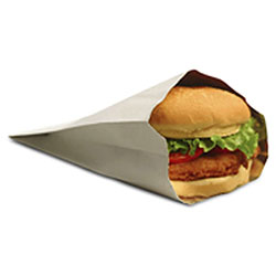 Bagcraft Foil Insulator Sandwich Bags - 5.50 in x 2 in Depth - White - 1000/Carton