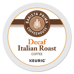 Barista Prima Coffee House® Decaf Italian Roast Coffee K-Cups, 24/Box