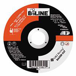 Bee Line Abrasives Depressed Ctr Cutting Wheel, 4-1/2 in dia, 0.045 in Thick, 7/8 in Arbor, 60 Grit