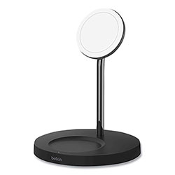Belkin BOOST CHARGE Pro 2-in-1 Wireless Charger Stand, 15 W, Black
