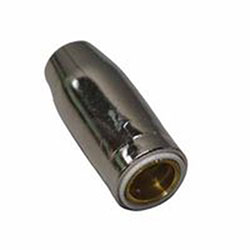 Bernard Quick Tip™ MIG Nozzle, Threaded, 5/8 in Bore, For Series 1 Tip, Plated Copper