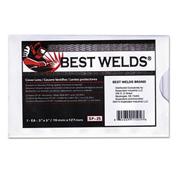 Best Welds Cover Lens, Scratch/Static Resistant, 3 x 5, 70% CR-39 Plastic