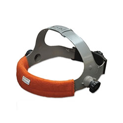 Best Welds Headgear Sweatband, 8-1/2 in x 1-1/4 in, FR Fleece Cotton, Orange