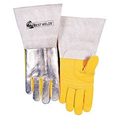 Best Welds High Heat Welding Gloves, Top Grain Cowhide, X-Large, Buck Tan