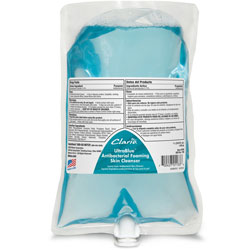 Betco Advanced Hand Sanitizer Foam Refill - Citrus Scent - 33.8 fl oz (1000 mL) - Kill Germs - Hand, Skin - Light Blue - Residue-free, Anti-irritant, Non-drying, Non-sticky - 6 / Carton