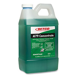Betco AF79 Acid-Free Bathroom Cleaner Concentrate, Ocean Breeze Scent, 2 L Bottle, 4/Carton