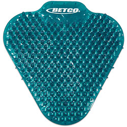 Betco Anti-Splash Urinal Screen, Ocean Breeze Scent, Turquoise, 1 lb, 60/Carton