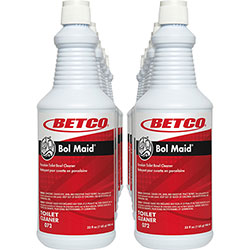Betco Bol Maid Toilet Cleaner, Ready-To-Use Liquid, 32 fl oz (1 quart), 38.60 oz (2.41 lb), Mint Scent, 12 Pack