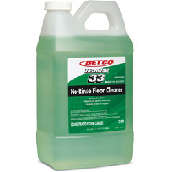 Betco Floor Cleaner, No-Rinse, 1/2 Gal, 4/CT