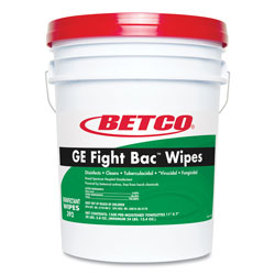 Betco GE Fight Bac Disinfecting Wipes, 7 x 11, Unscented, 1,500/Pack