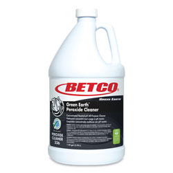 Betco Green Earth Peroxide Cleaner, Fresh Mint Scent, 1 gal Bottle, 4/Carton