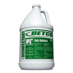 Betco pH7Q Dual Neutral Disinfectant Cleaner, Lemon Scent, 1 gal Bottle, 4/Carton