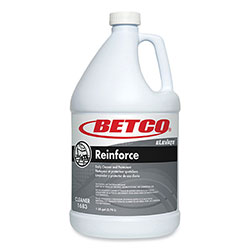 Betco Reinforce Floor Cleaner and Protectant, Lemon Scent, 1 gal Bottle, 4/Carton