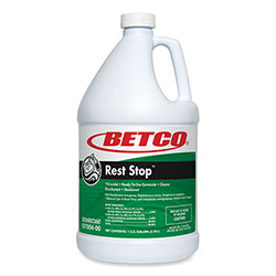 Betco Rest Stop Non-Acid Bowl and Restroom Cleaner, Floral Fresh Scent, 1 gal Bottle, 4/Carton