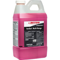Betco Sanitizer, Concentrated, FastDraw, .53 Gal, 4/CT