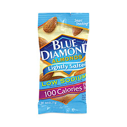 Blue Diamond® Low Sodium Lightly Salted Almonds, 1.5 oz Bag, 42 Bags/Box