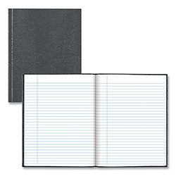 Blueline Executive Notebook, 1-Subject, Medium/College Rule, Cool Gray Cover, (72) 9.25 x 7.25 Sheets