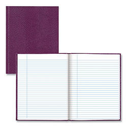 Blueline Executive Notebook, 1-Subject, Medium/College Rule, Grape Cover, (72) 9.25 x 7.25 Sheets