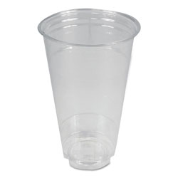Boardwalk Clear Plastic Cold Cups, 24 oz, PET, 50 Cups/Sleeve, 12 Sleeves/Carton