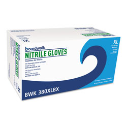 Boardwalk Disposable General-Purpose Nitrile Gloves, X-Large, Blue, 4 mil, 100/Box