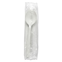  PackNwood 210CVPL633W-White Compostable Spoon & Heat Proof  Corn, Silverware, plastic spoons,bulk plastic spoons,soup spoons Perfect  for Serving wedding,Parties,Travel 6in
